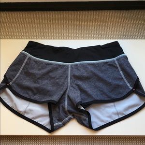 Lululemon speed shorts